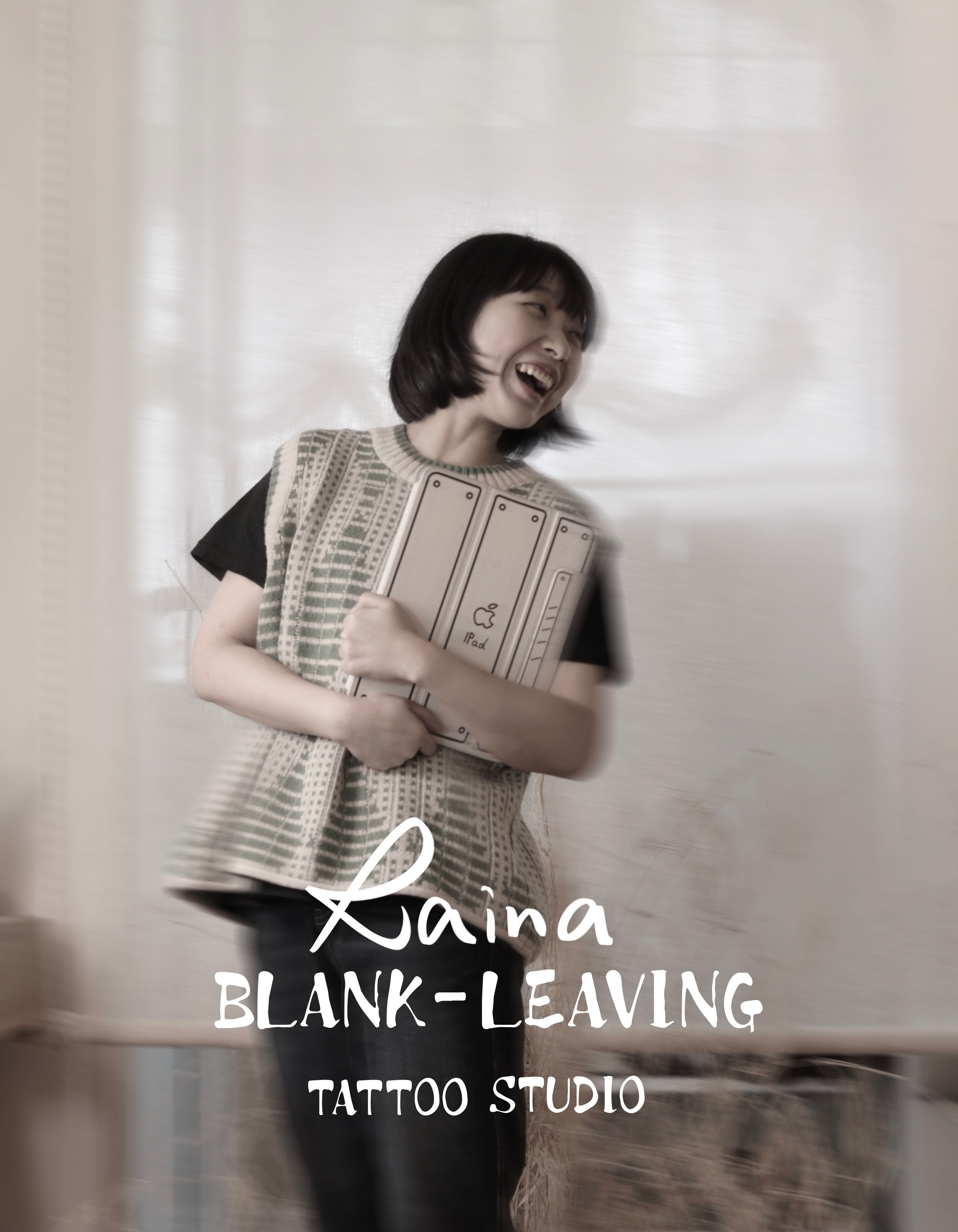 Raina, Resident Artist at Blank-Leaving Tattoo Studio