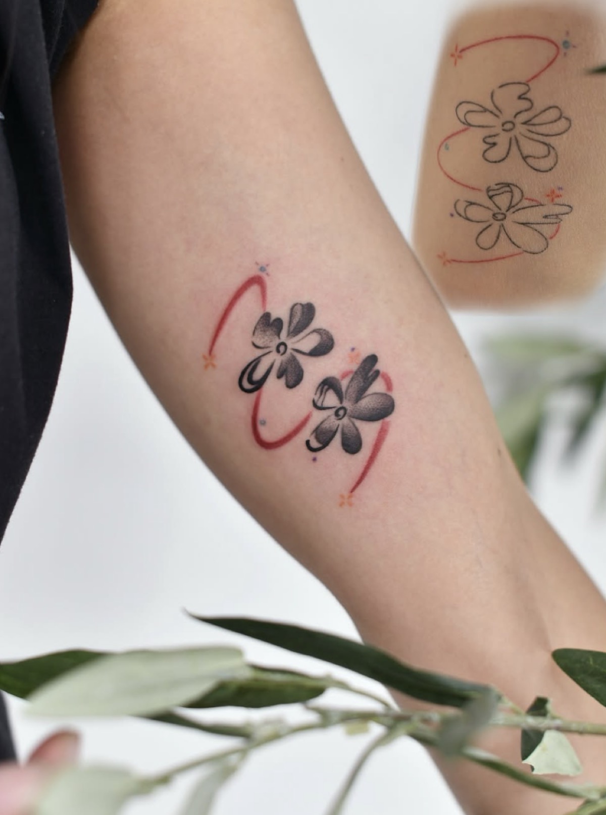 Selected tattoo work by Ivy at Blank-Leaving Tattoo Studio in Auckland