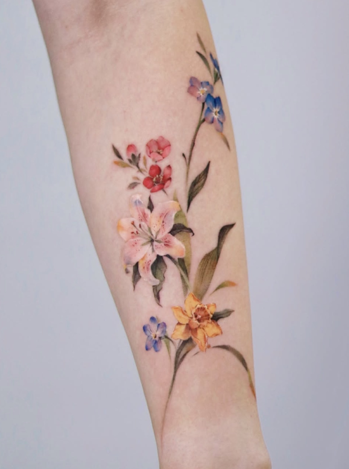 Selected tattoo work by Lily at Blank-Leaving Tattoo Studio in Auckland