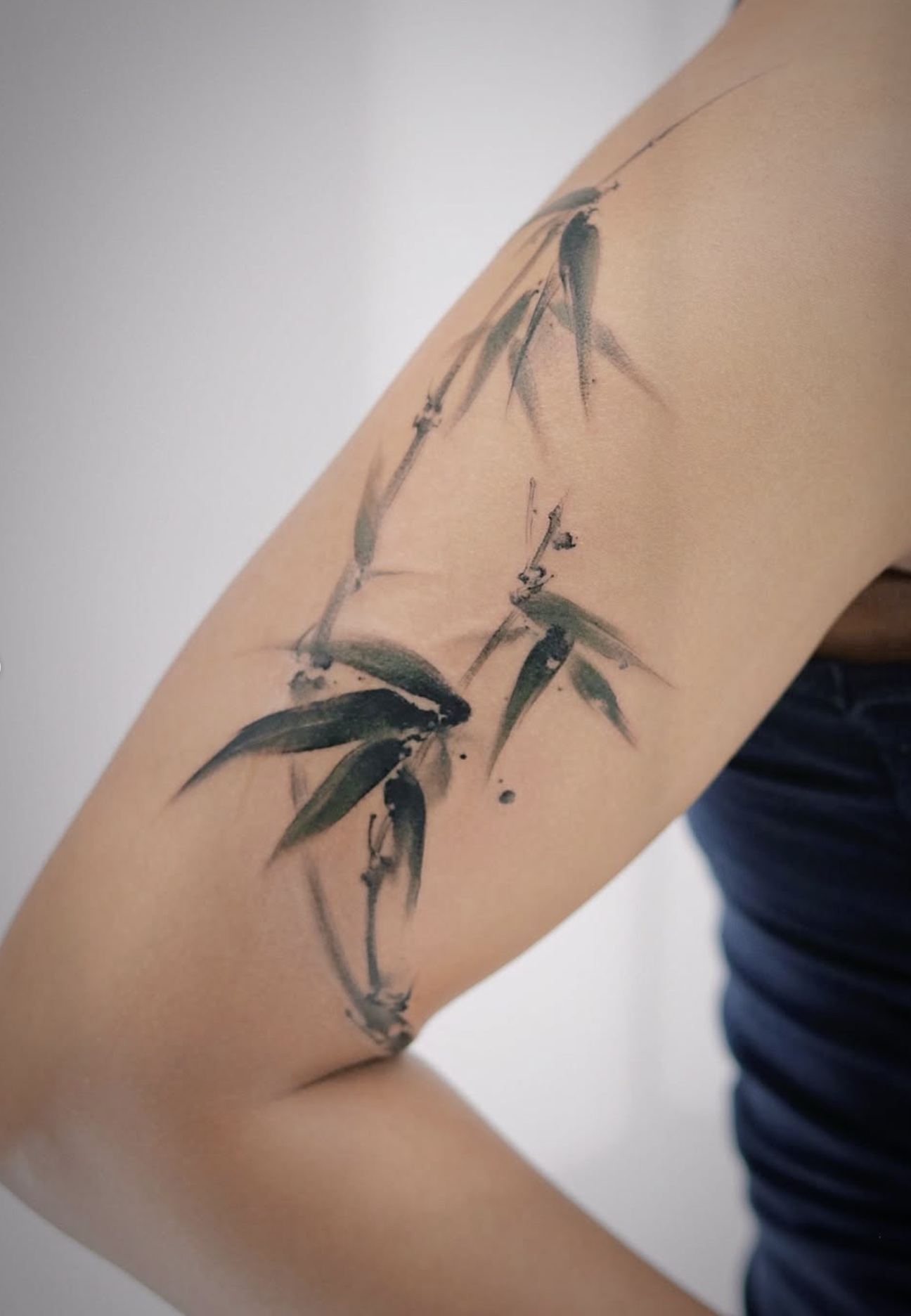 Brushstroke tattoo work 1, view 1