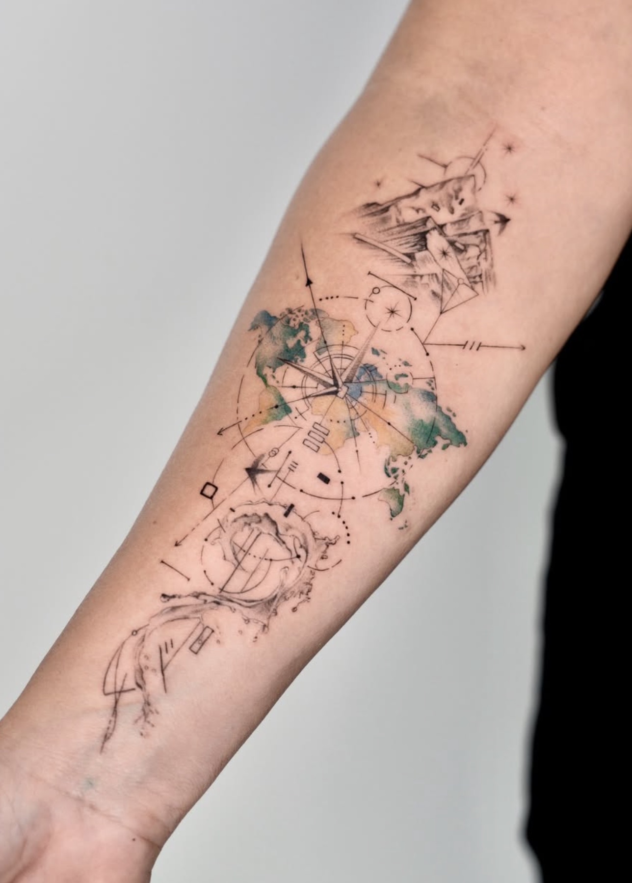 Fine line tattoo work 4