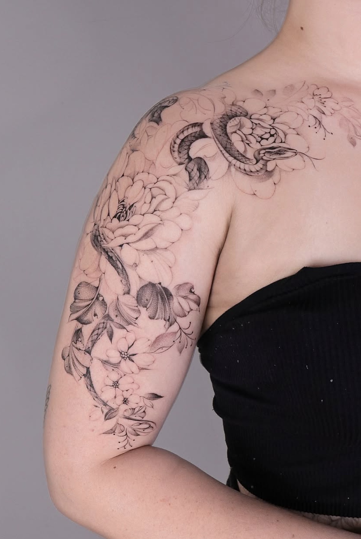 Fine line tattoo work 5
