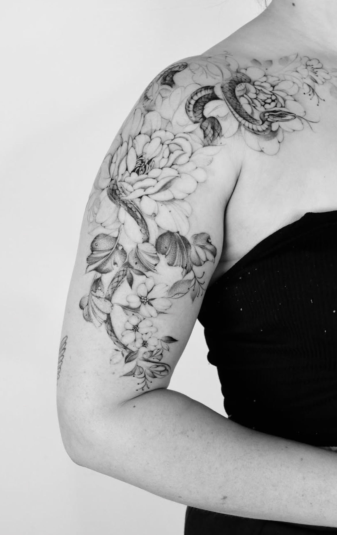 Fine line tattoo work 6