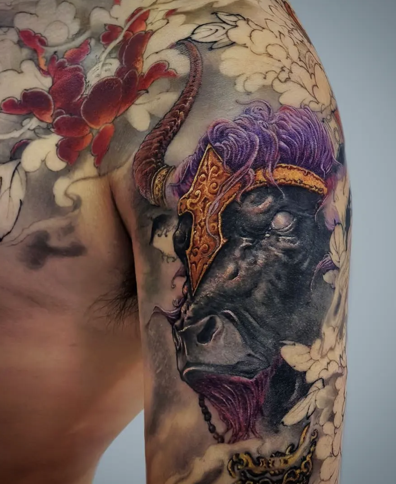 Neo traditional tattoo work 8