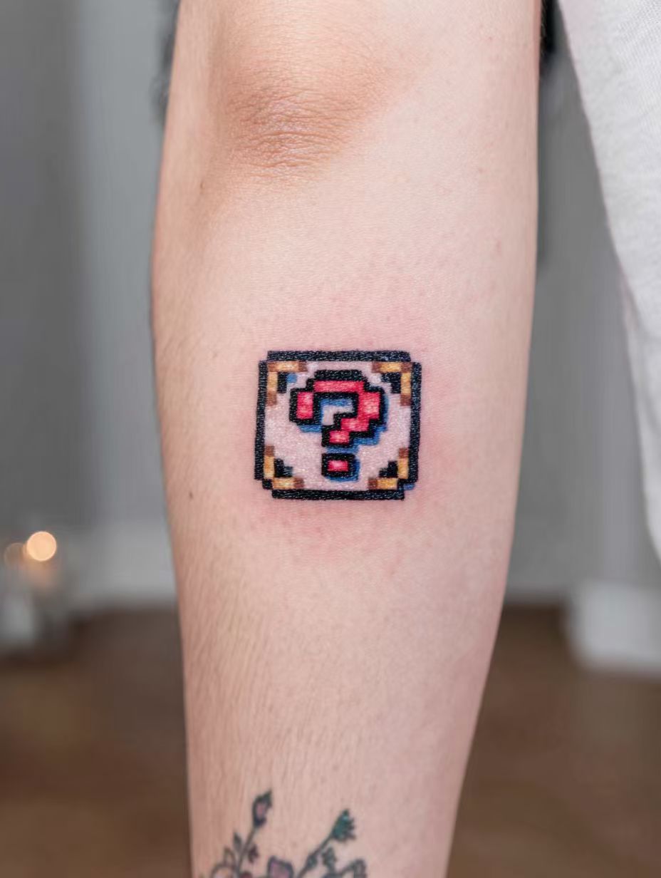 Pixel art tattoo work 3