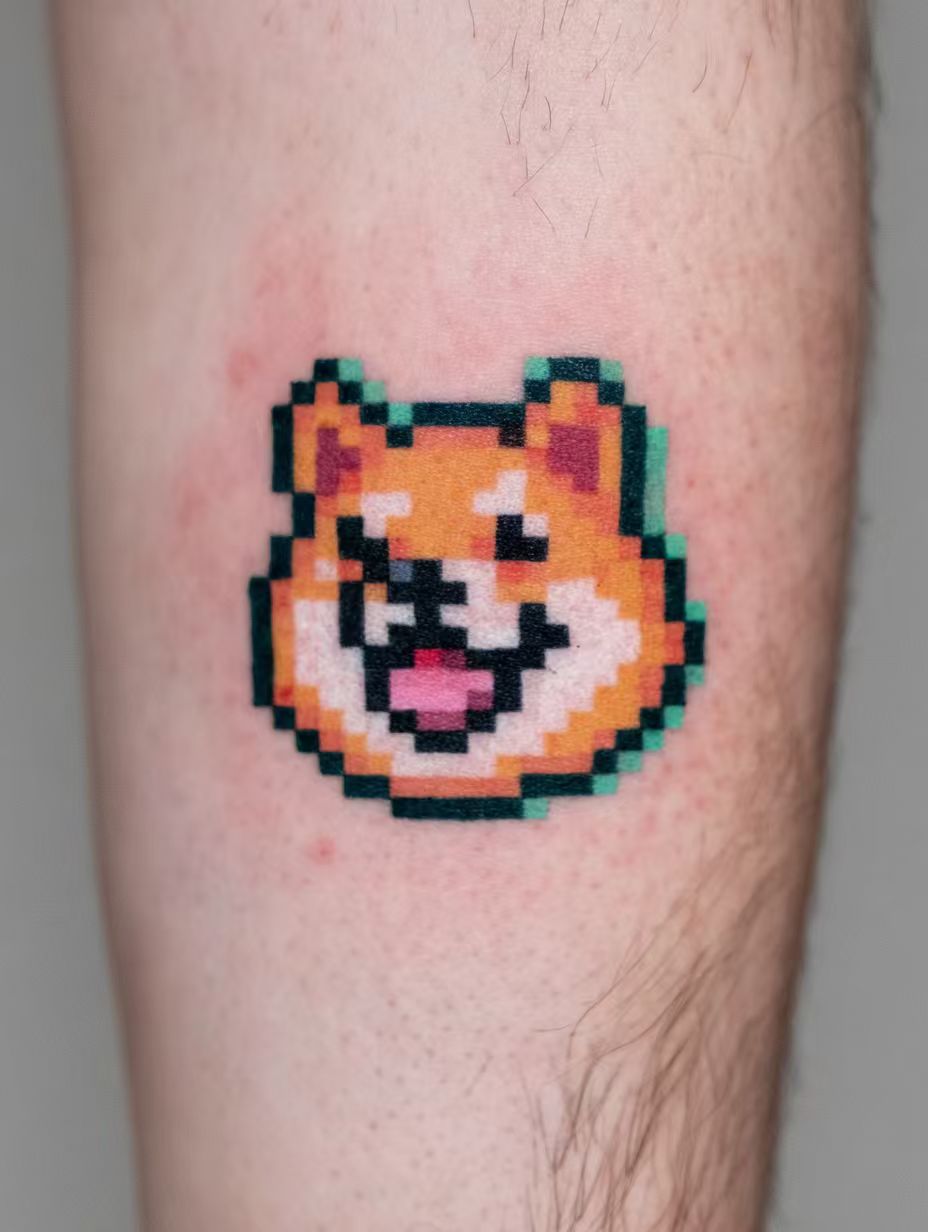 Pixel art tattoo work 7