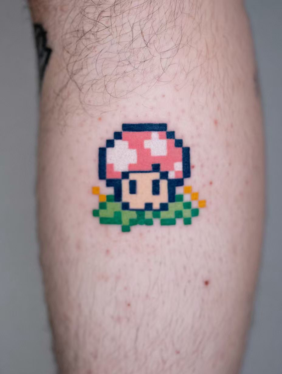 Pixel art tattoo work 10