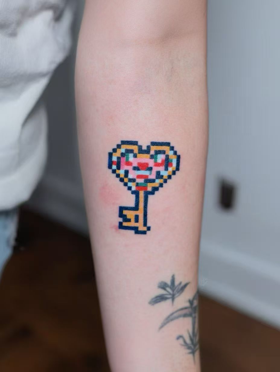 Pixel art tattoo work 11