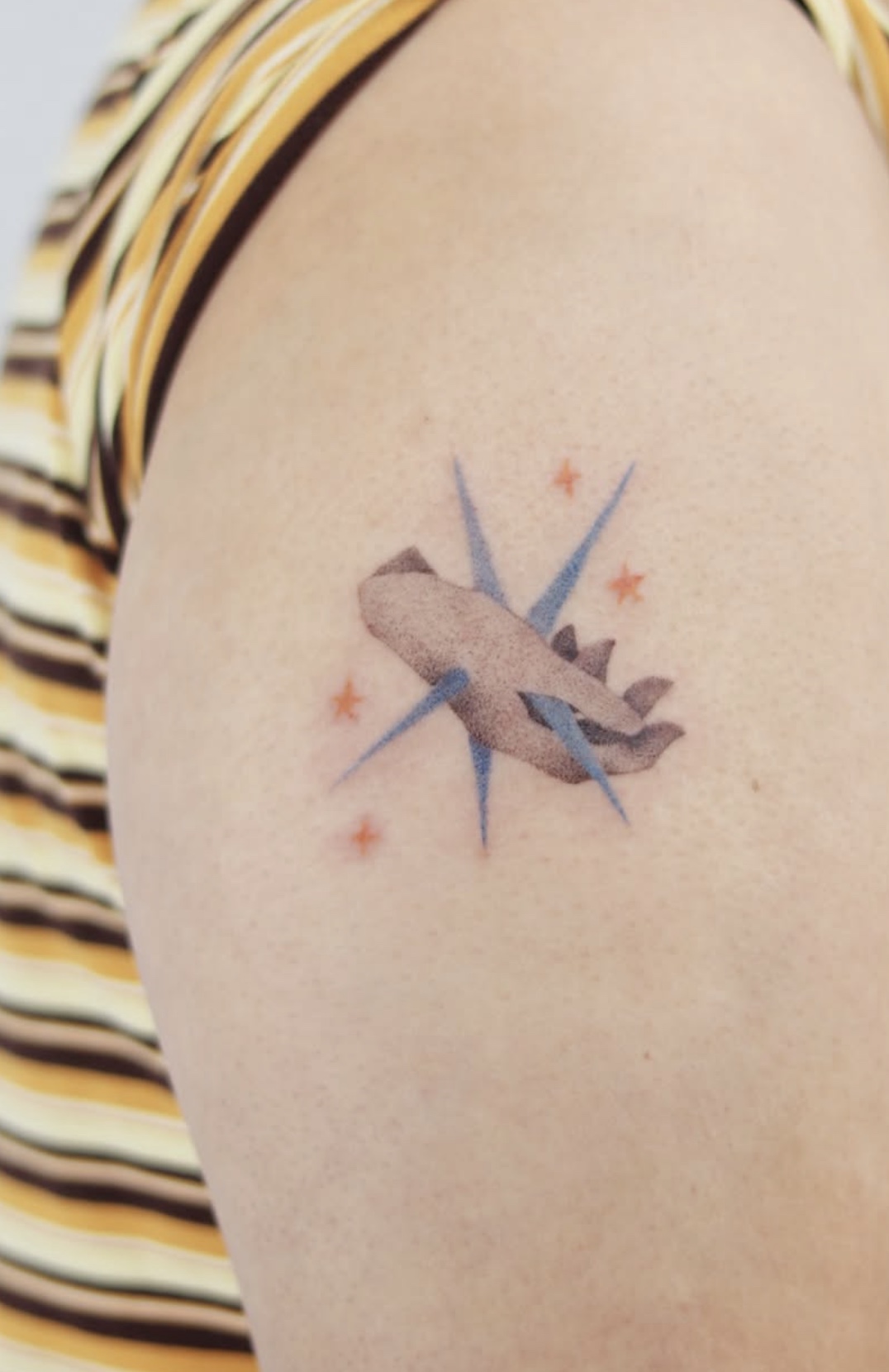Planar particle tattoo work 5